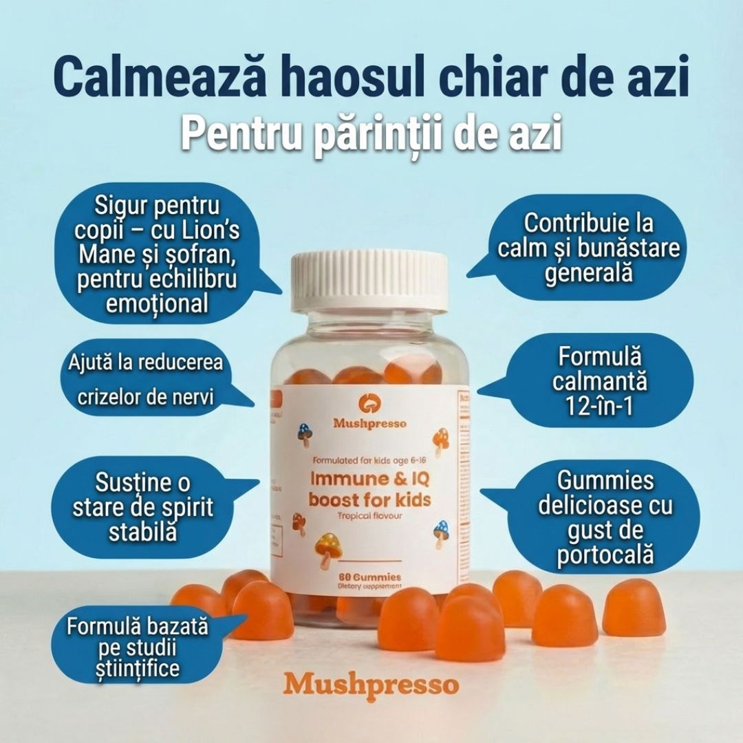 Ursuleți 12 în 1 pentru Imunitate și Dezvoltare Cognitivă